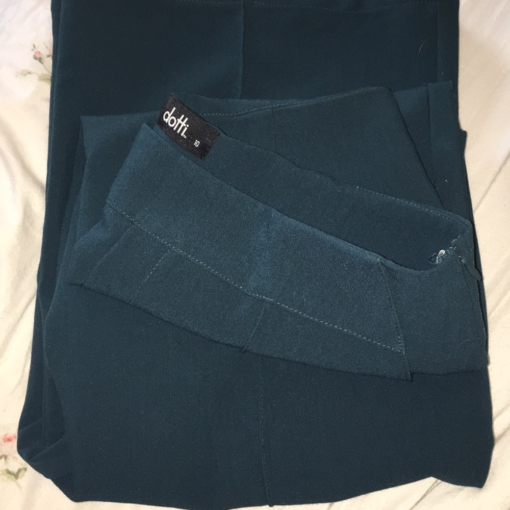 Teal Comfortable Single Lined Capris